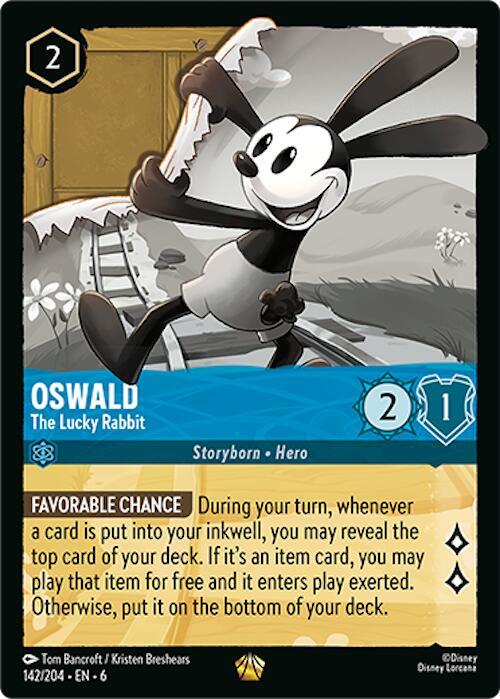 Oswald - The Lucky Rabbit (142/204) - Azurite Sea (6) - Foil