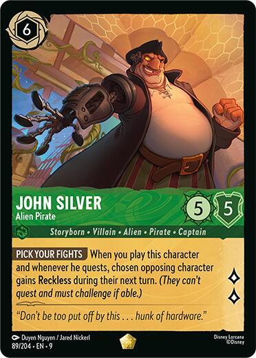 John Silver - Alien Pirate (89/204) - Fabled (9)