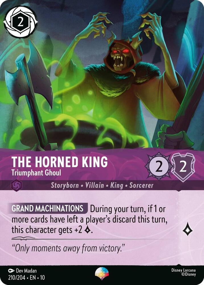 The Horned King - Triumphant Ghoul (210/204) - Whispers in the Well (10) - Epic