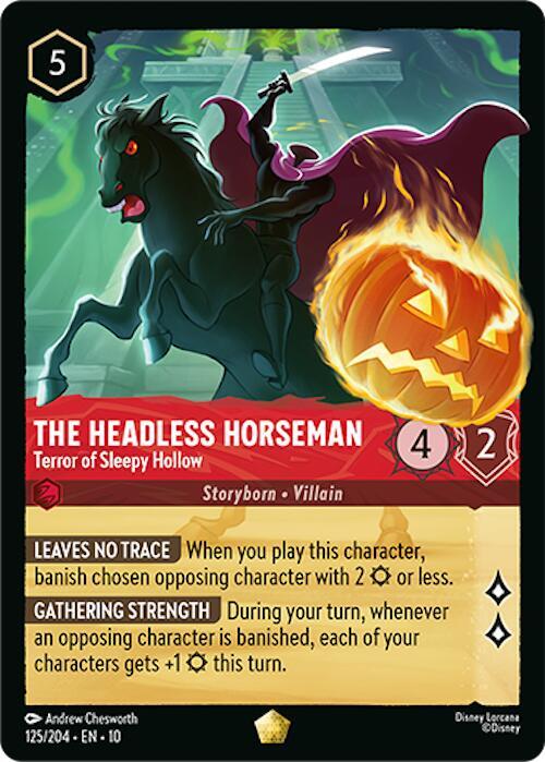 The Headless Horseman - Terror of Sleepy Hollow (125/204) - Whispers in the Well (10) - Foil