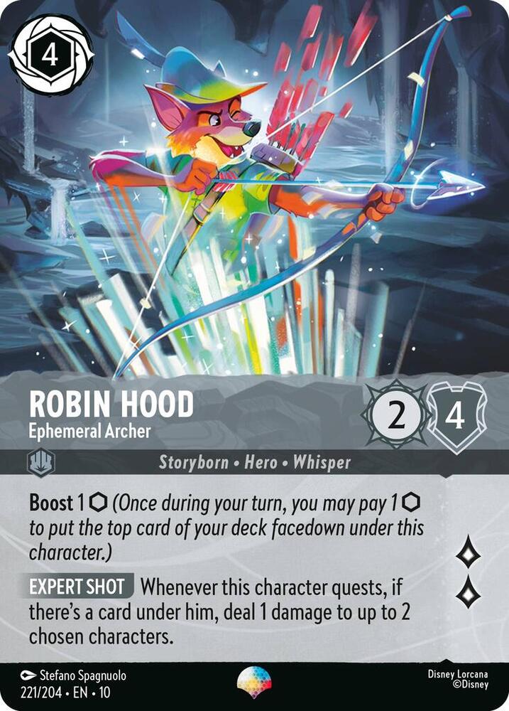 Robin Hood - Ephemeral Archer (221/204) - Whispers in the Well (10) - Epic