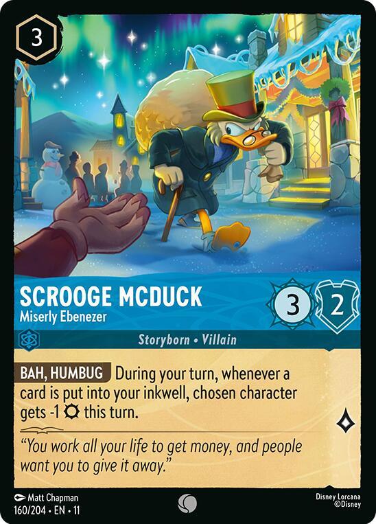 Scrooge McDuck - Miserly Ebenezer (160/204) - Winterspell (11) - Foil