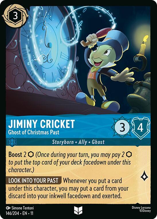 Jiminy Cricket - Ghost of Christmas Past (146/204) - Winterspell (11) - Foil