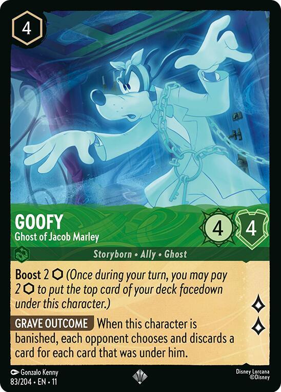 Goofy - Ghost of Jacob Marley (83/204) - Winterspell (11) -Foil