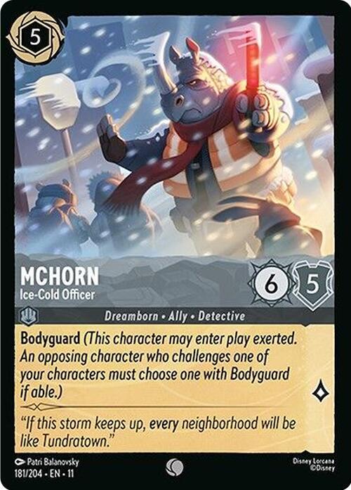 McHorn - Ice-Cold Officer (181/204) - Winterspell (11) - Foil