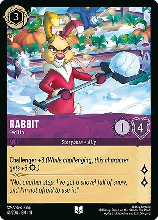 Rabbit - Fed Up (41/204) - Winterspell (11) - Foil