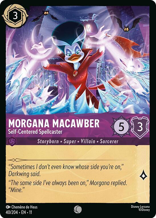Morgana Macawber - Self-Centered Spellcaster (40/204) - Winterspell (11) - Foil