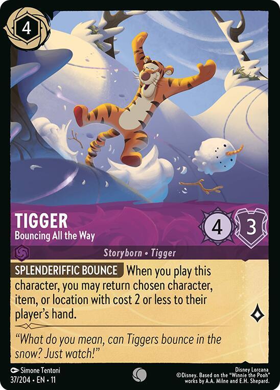 Tigger - Bouncing All the Way (37/204) - Winterspell (11)