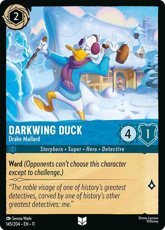 Darkwing Duck - Drake Mallard (145/204) - Winterspell (11) - Foil