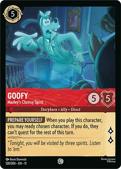 Goofy - Marley's Clumsy Spirit (120/204) - Winterspell (11) - Foil