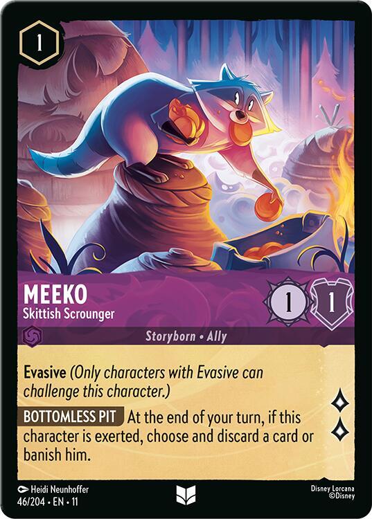 Meeko - Skittish Scrounger (46/204) - Winterspell (11) - Foil