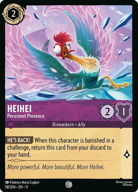 HeiHei - Persistent Presence (58/204) - Winterspell (11) - Foil