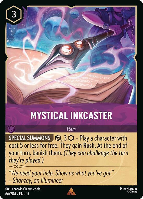 Mystical Inkcaster (66/204) - Winterspell (11) - Foil