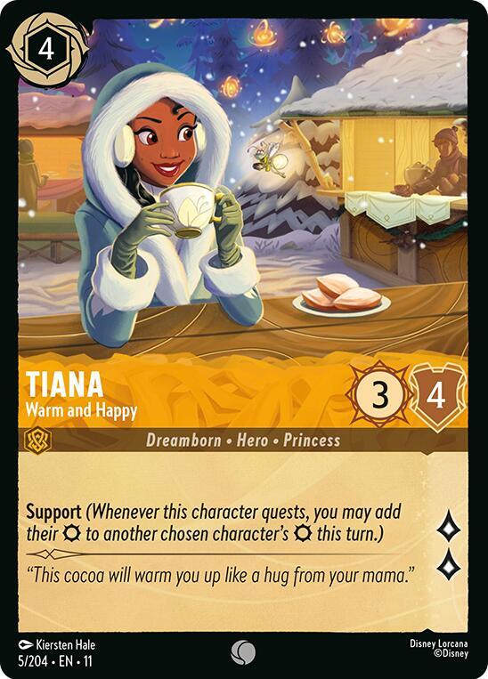Tiana - Warm and Happy (5/204) - Winterspell (11) - Foil