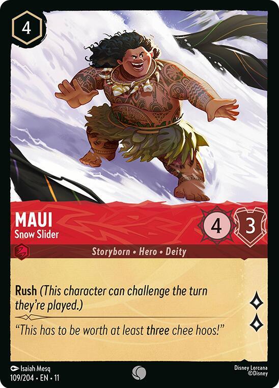 Maui - Snow Slider (109/204) - Winterspell (11) - Foil