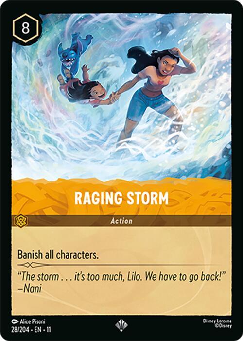 Raging Storm (28/204) - Winterspell (11) - Foil