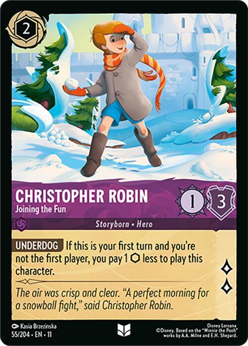 Christopher Robin - Joining the Fun (55/204) - Winterspell (11) - Foil