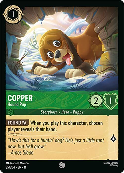 Copper - Hound Pup (85/204) - Winterspell (11) - Foil