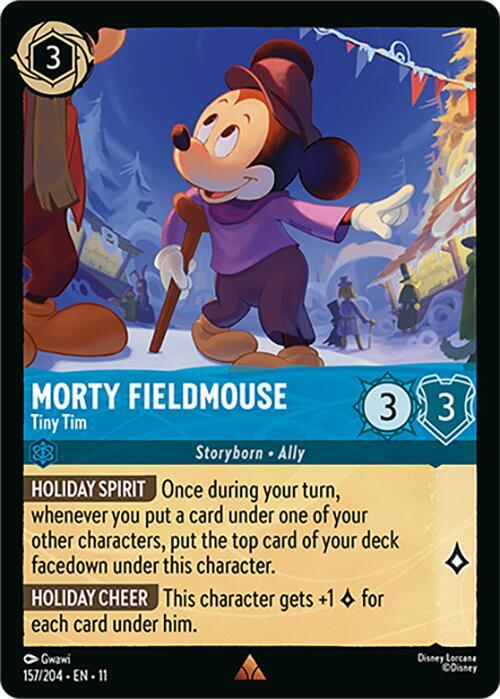 Morty Fieldmouse - Tiny Tim (157/204) - Winterspell (11) - Foil