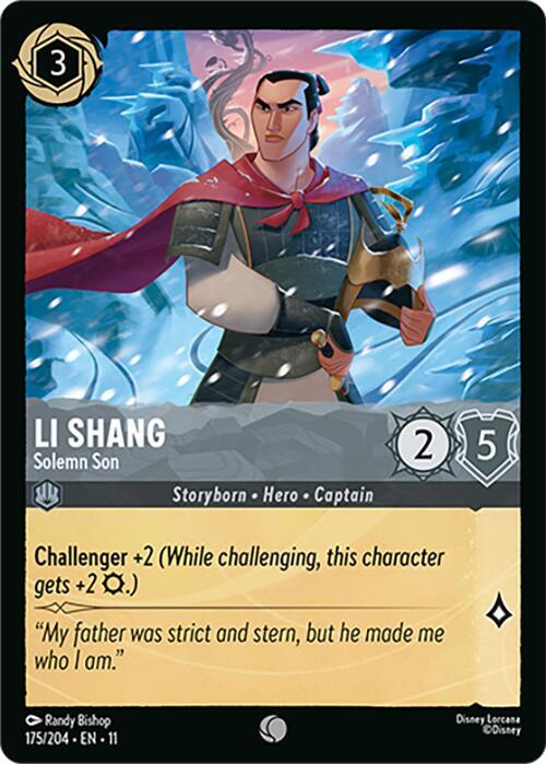 Li Shang - Solemn Son (175/204) - Winterspell (11) - Foil