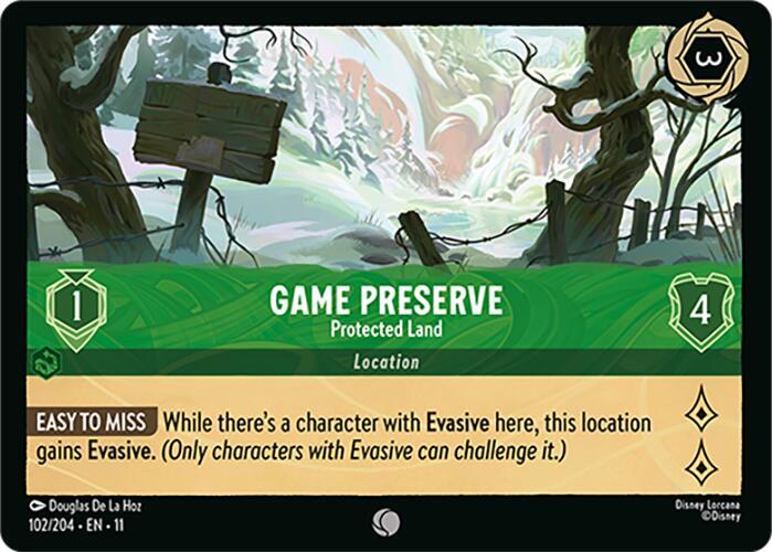 Game Preserve - Protected Land (102/204) - Winterspell (11) - Foil