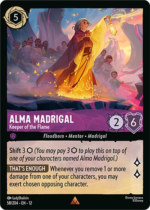 Alma Madrigal - Keeper of the Flame (58/204) - Wilds Unknown (12) - Foil