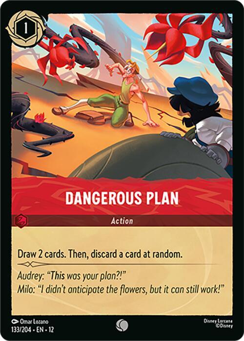 Dangerous Plan (133/204) - Wilds Unknown (12) - Foil