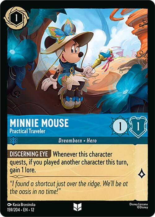 Minnie Mouse - Practical Traveler (159/204) - Wilds Unknown (12) - Foil