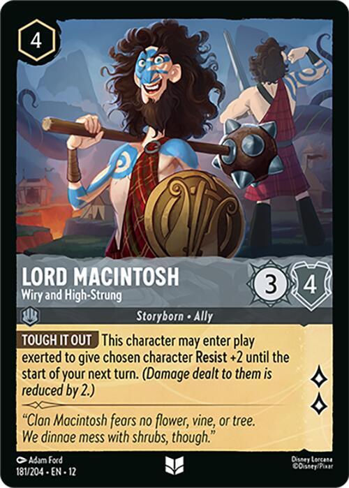 Lord Macintosh - Wiry and High-Strung (181/204) - Wilds Unknown (12) - Foil
