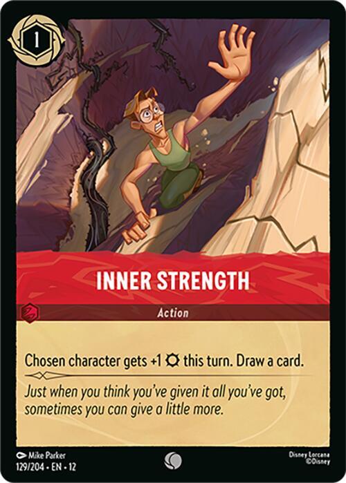 Inner Strength (129/204) - Wilds Unknown (12) - Foil