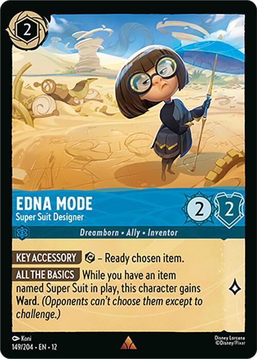 Edna Mode - Super Suit Designer (149/204) - Wilds Unknown (12) - Foil