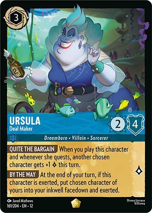 Ursula - Deal Maker (161/204) - Wilds Unknown (12) - Foil