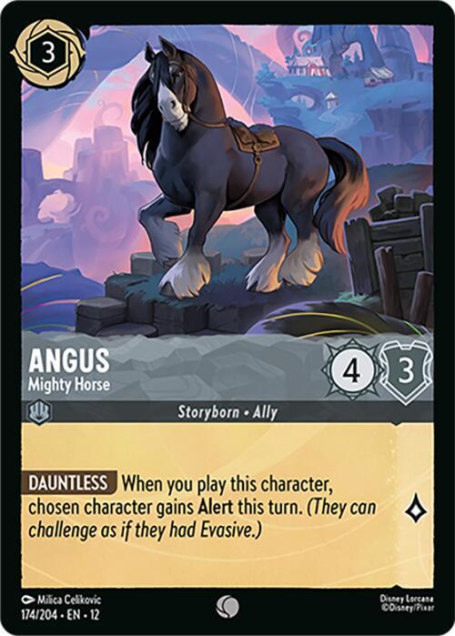 Angus - Mighty Horse (174/204) - Wilds Unknown (12) - Foil