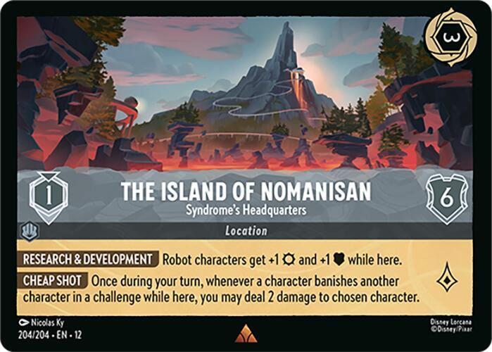 The Island of Nomanisan - Syndrome's Headquarters (204/204) - Wilds Unknown (12) - Foil
