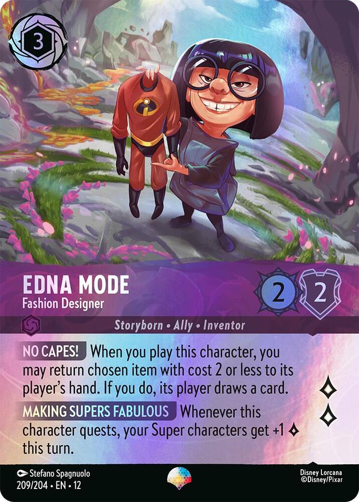 Edna Mode - Fashion Designer (209/204) - Wilds Unknown (12) - Epic