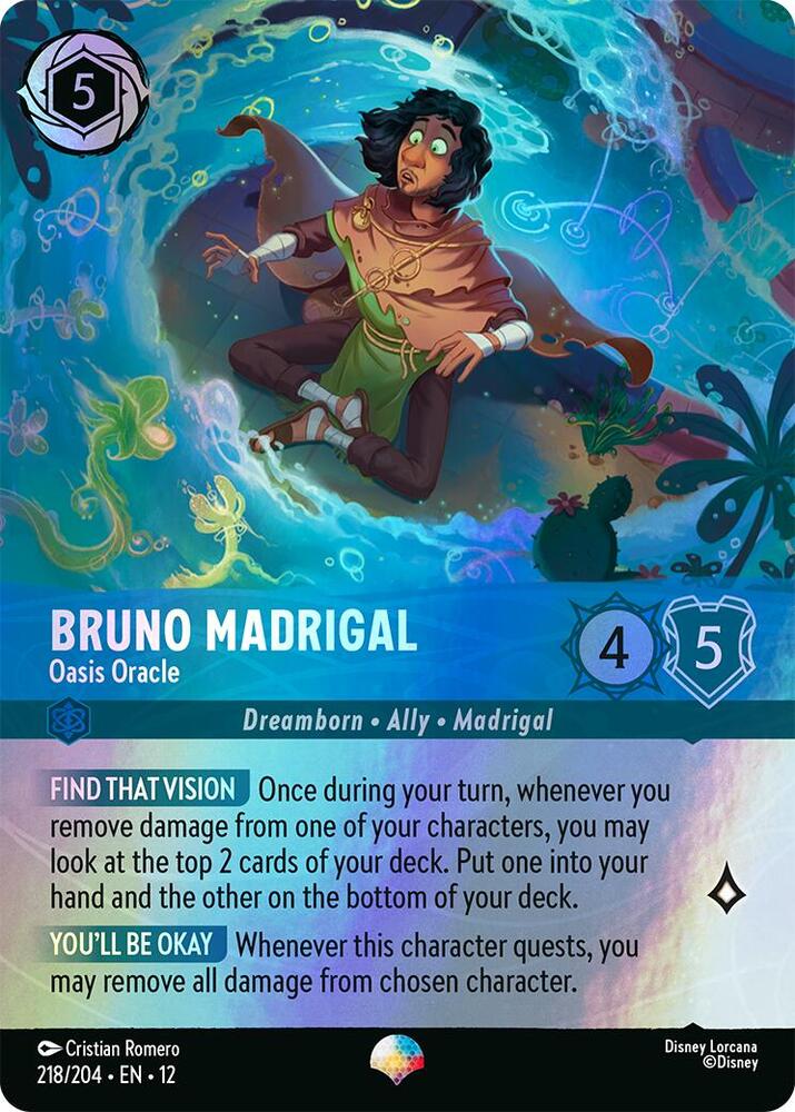 Bruno Madrigal - Oasis Oracle (218/204) - Wilds Unknown (12) - Epic