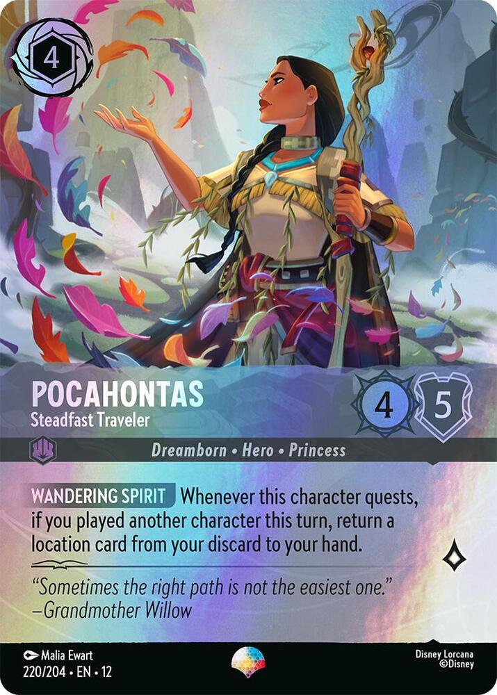 Pocahontas - Steadfast Traveler (220/204) - Wilds Unknown (12) - Epic