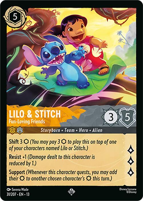 Lilo & Stitch - Fun-Loving Friends (31/207) - Attack of the Vine! (13) - Foil