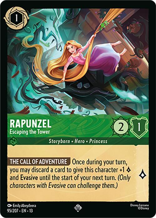 Rapunzel - Escaping the Tower (95/207) - Attack of the Vine! (13) - Foil