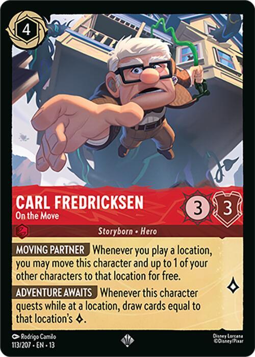 Carl Fredricksen - On the Move (113/207) - Attack of the Vine! (13) - Foil