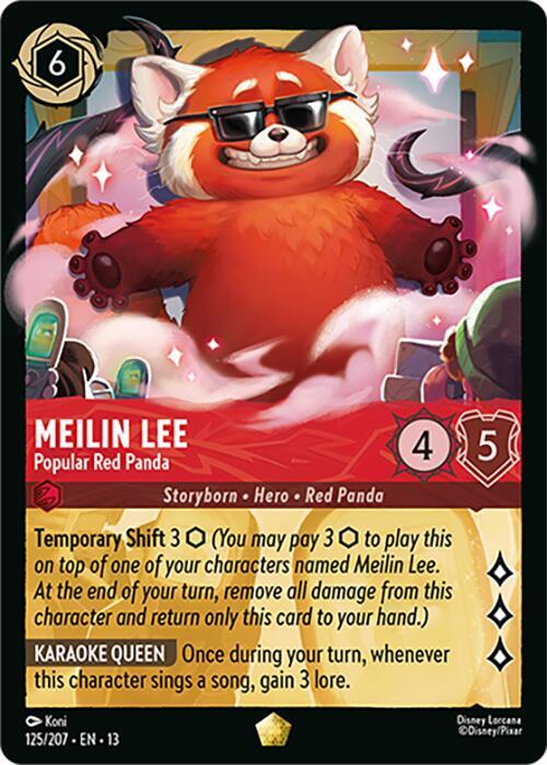 Meilin Lee - Popular Red Panda (125/207) - Attack of the Vine! (13) - Foil