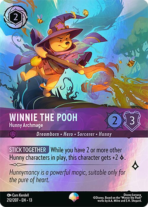 Winnie the Pooh - Hunny Archmage (212/207) - Attack of the Vine! (13) - Epic