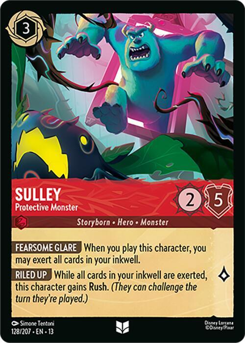 Sulley - Protective Monster (128/207) - Attack of the Vine! (13) - Foil