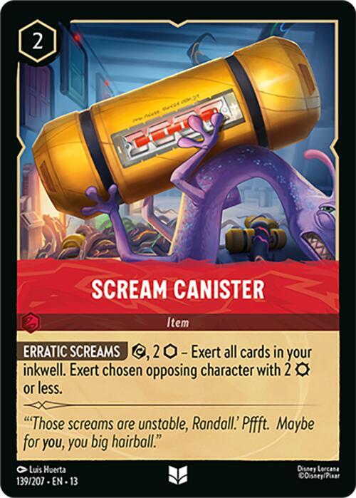 Scream Canister (139/207)  - Attack of the Vine! (13) - Foil