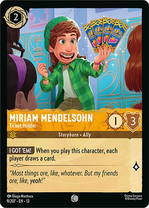 Miriam Mendelsohn - Ticket Holder (9/207) - Attack of the Vine! (13) - Foil