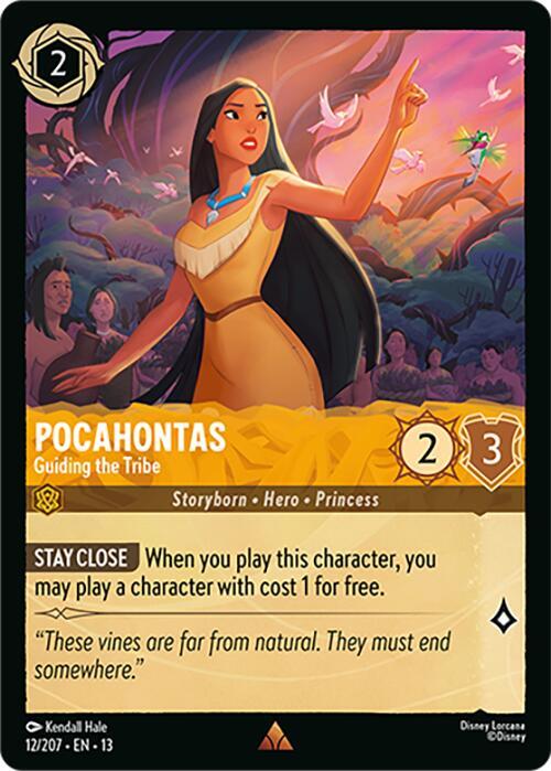Pocahontas - Guiding the Tribe (12/207) - Attack of the Vine! (13) - Foil