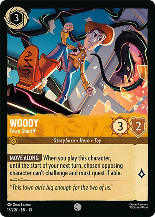 Woody - Town Sheriff (13/207) - Attack of the Vine! (13) - Foil