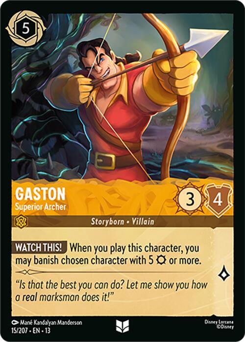 Gaston - Superior Archer (15/207) - Attack of the Vine! (13) - Foil