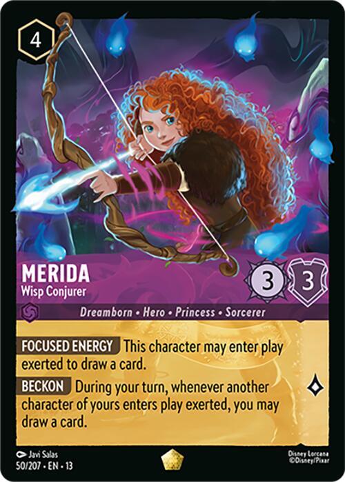 Merida - Wisp Conjurer (20/207) - Attack of the Vine! (13) - Foil
