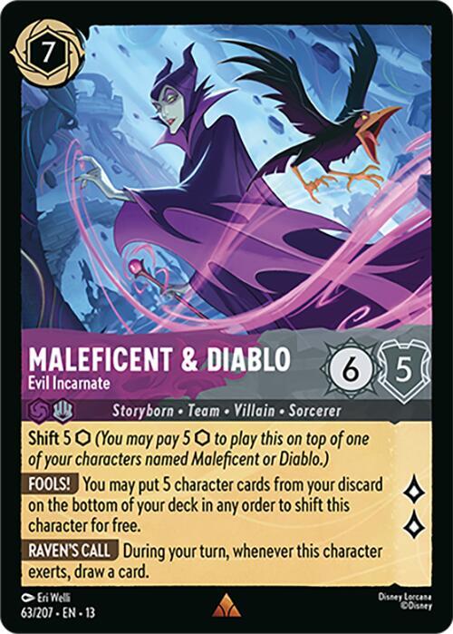Maleficent & Diablo - Evil Incarnate (63/207) - Attack of the Vine! (13) - Foil